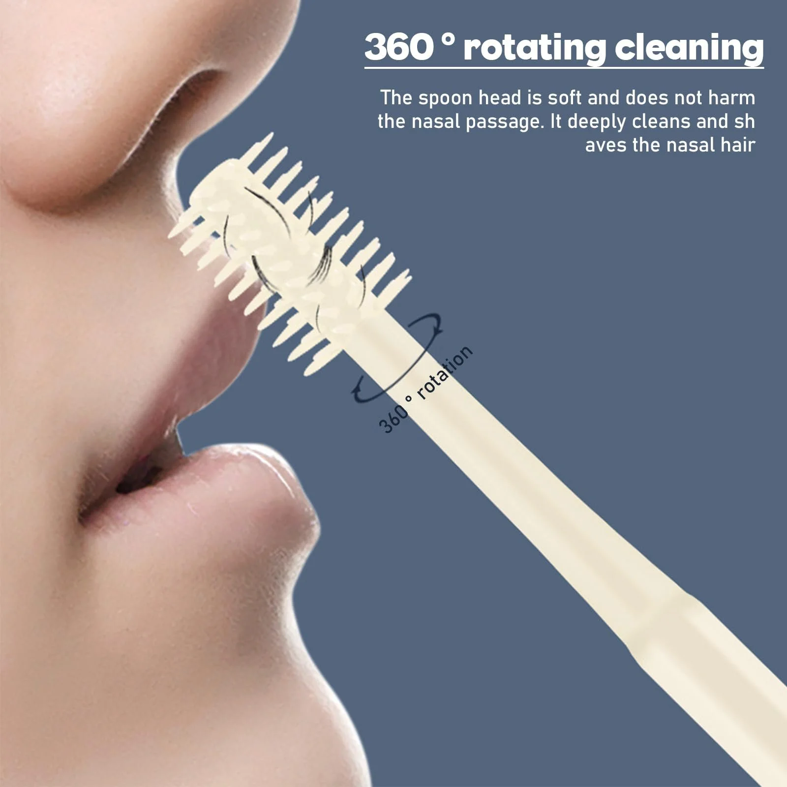 Набор SoeUyd 5 Нож для волос в носу 2-в-1 Двойной с двусторонним лезвием, фото №5