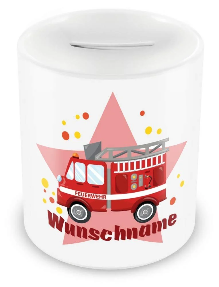 Скарбничка Samunshi 02V002150 Пожежна машина, фото №1