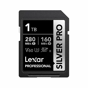 Купить SD Card Lexar Silver PRO 1TB UHS-II V60 U3 C10 280 MB/s - Фото 1 SD Card Lexar Silver PRO 1TB UHS-II V60 U3 C10 280 MB/s - Фото 1