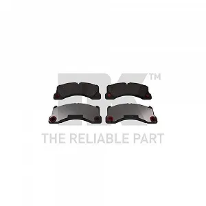 Комплект гальмівних колодок, дискове гальмо NK 224798 передній міст - Фото 1