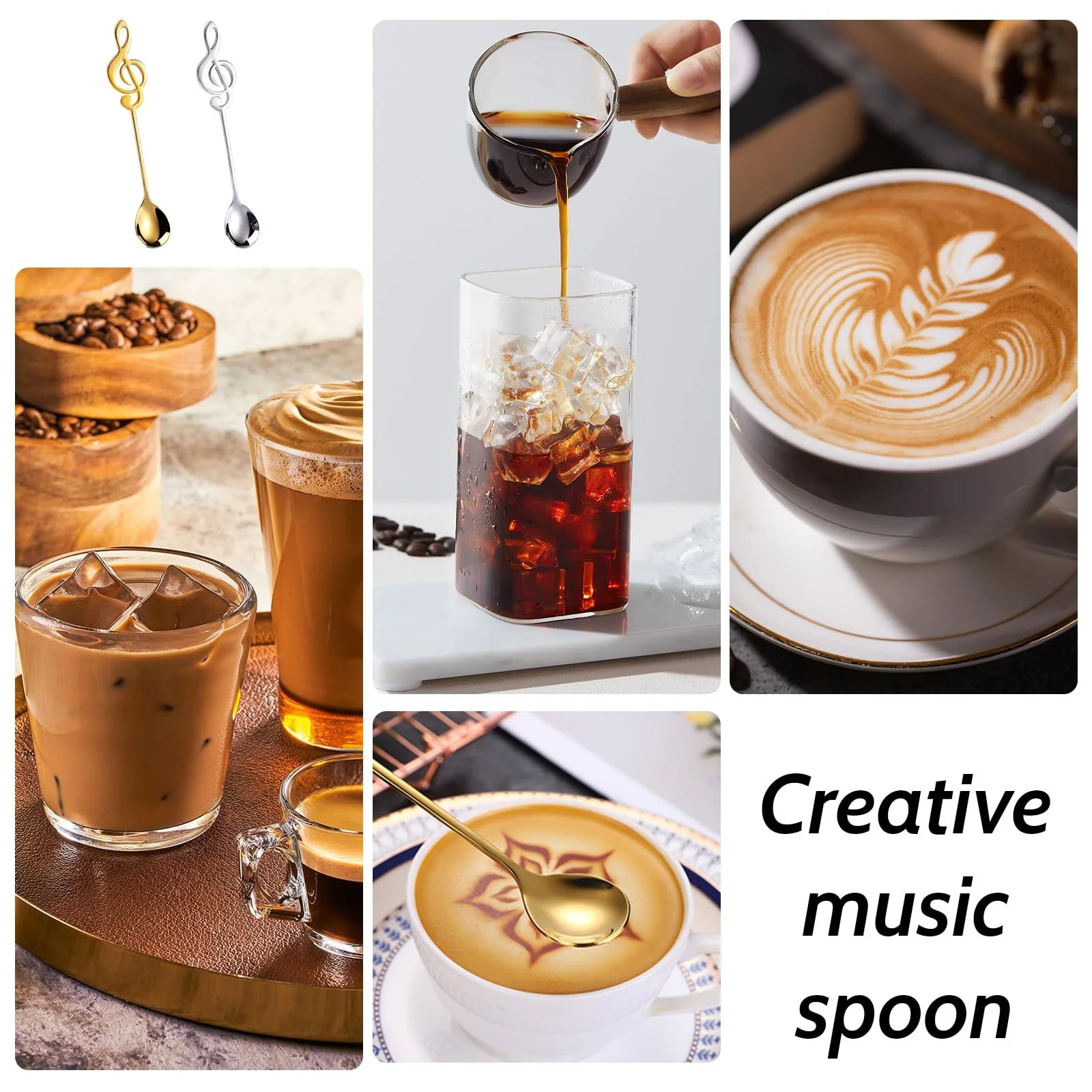 Ложка чайна CATOR Гітара, набір 6 шт, нержавіюча сталь, фото №6