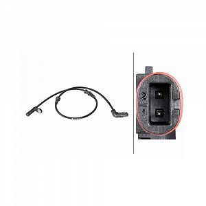 Датчик частоти обертання колеса HELLA 6PU 358 216-731 для MERCEDES-BENЗ, передній міст - Фото 1