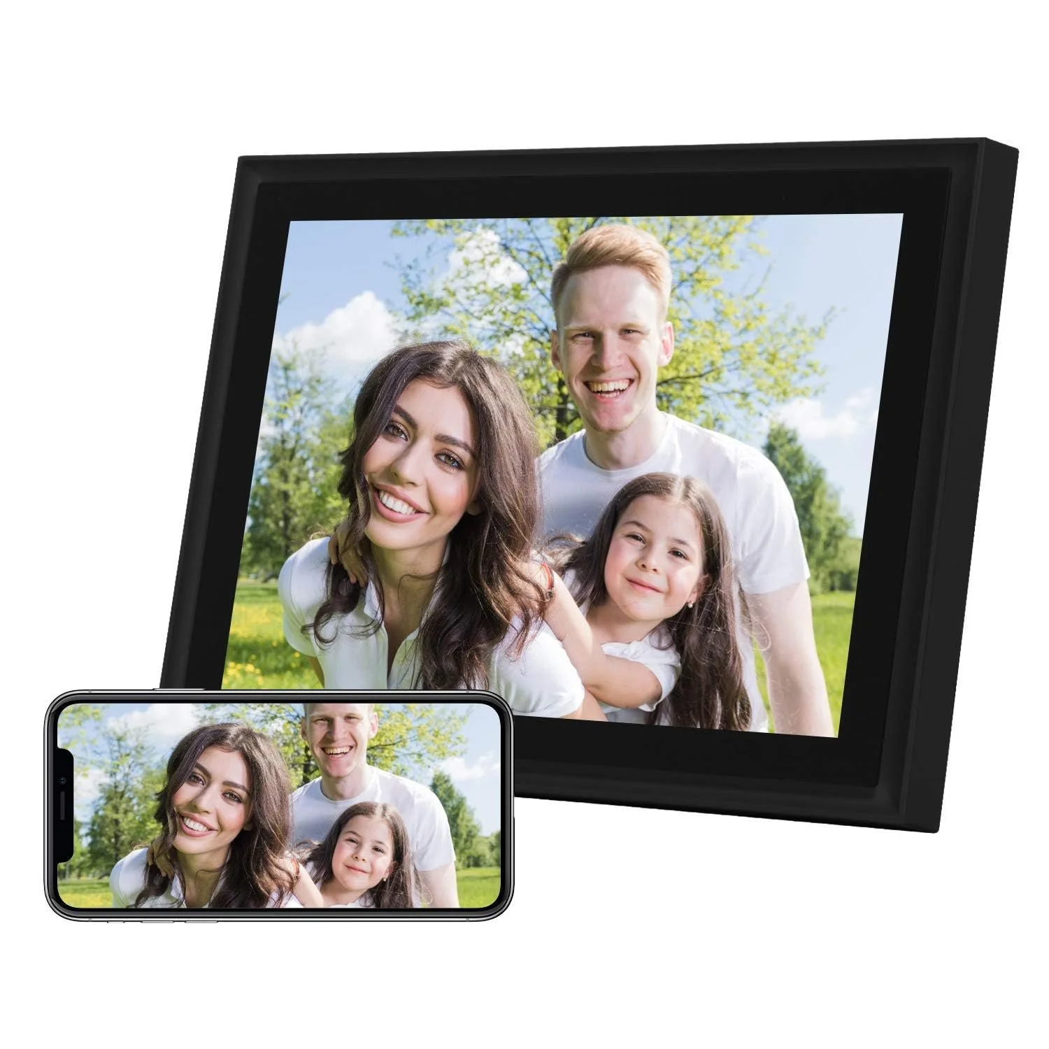 Цифровая фоторамка AEEZO WiFi 10 дюймов Touchscreen FHD 2K 16 GB Black, фото №1 Цифровая фоторамка AEEZO WiFi 10 дюймов Touchscreen FHD 2K 16 GB Black, фото №1