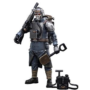 Фигурка Joytoy Warhammer 40,000 Astra Militarum Death Corps of War Veteran Squad Guardsman Demolitions Specialist JT2658, масштаб 1/18 - Фото 1