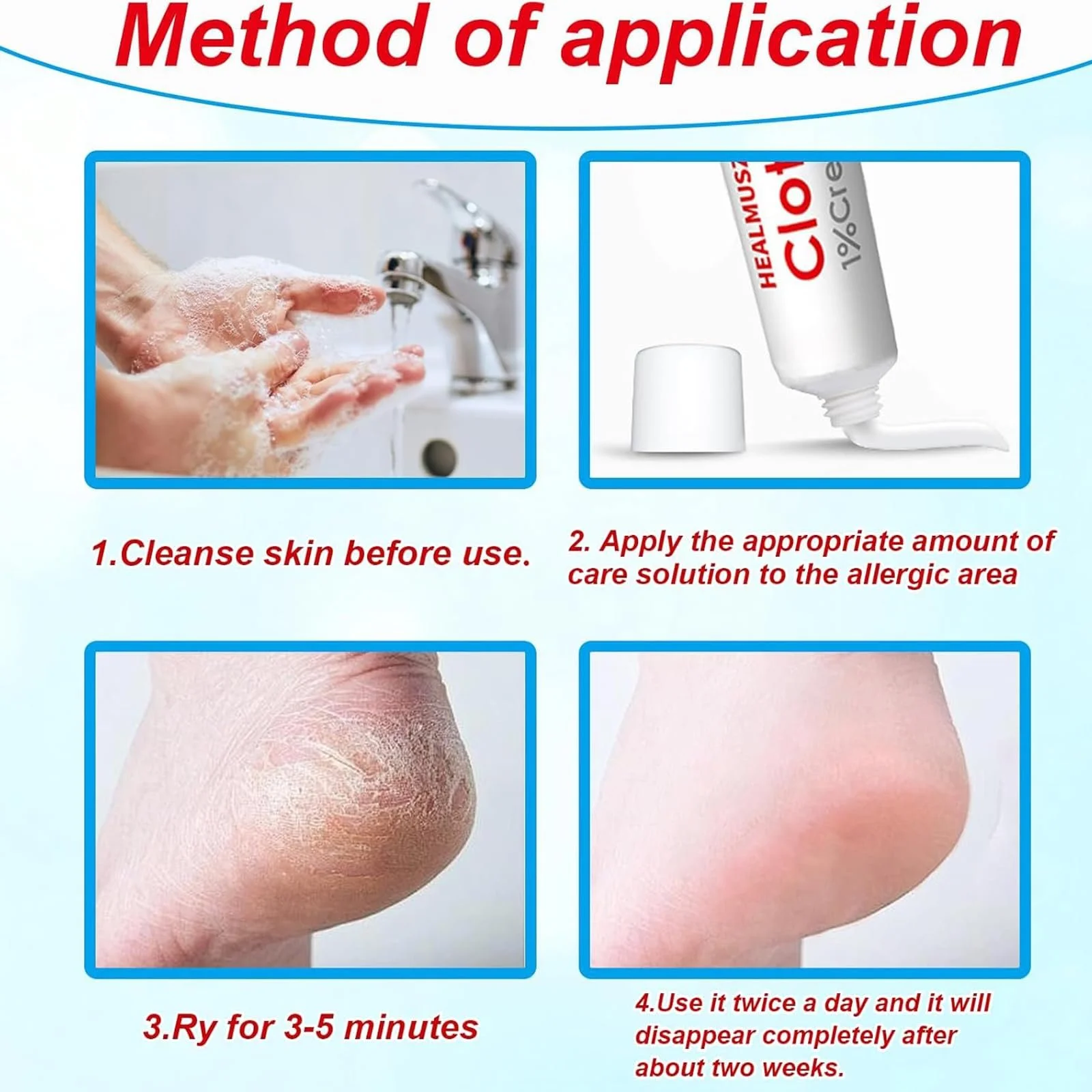 Крем протигрибковий Red Blue 2 шт, фото №7