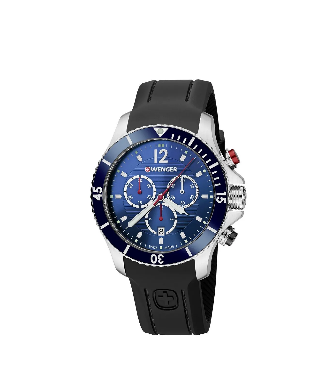 Унисекс Часы Хронограф Wegner Кварцевые с силиконовым ремешком 01.0643.110, фото №1 Унисекс Часы Хронограф Wegner Кварцевые с силиконовым ремешком 01.0643.110, фото №1