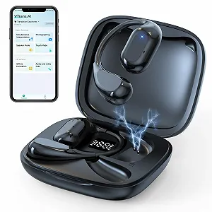 Навушники-перекладачі AI з підтримкою 150 мов, тривалим часом роботи акумулятора, Bluetooth 5.4 та 6 режимами для безперебійної комунікації - Фото 1