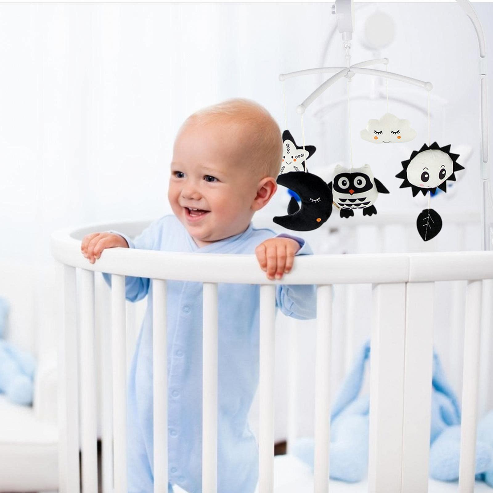 Музыкальная подвеска Tumotsit Baby для детской кроватки с электрическим вращением, фото №3