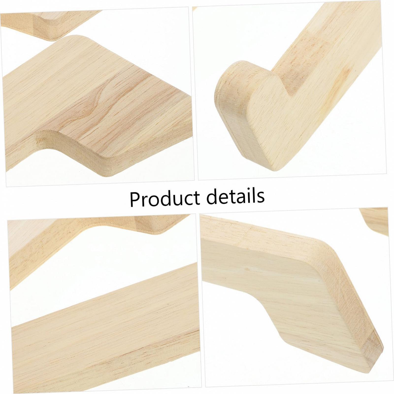 Подставка для ноутбука деревянная приподнятая (2 шт.), фото №5