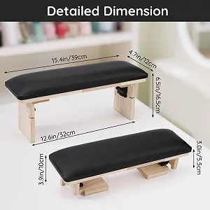 Підставка для рук Segbeauty для манікюру, складана та регульована, PU шкіра synthetic.ua - Фото 1