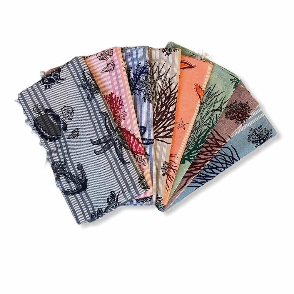 Покривало Бавовна Kapuca Великі Смуги 210 x 240 см Синій, фото №3