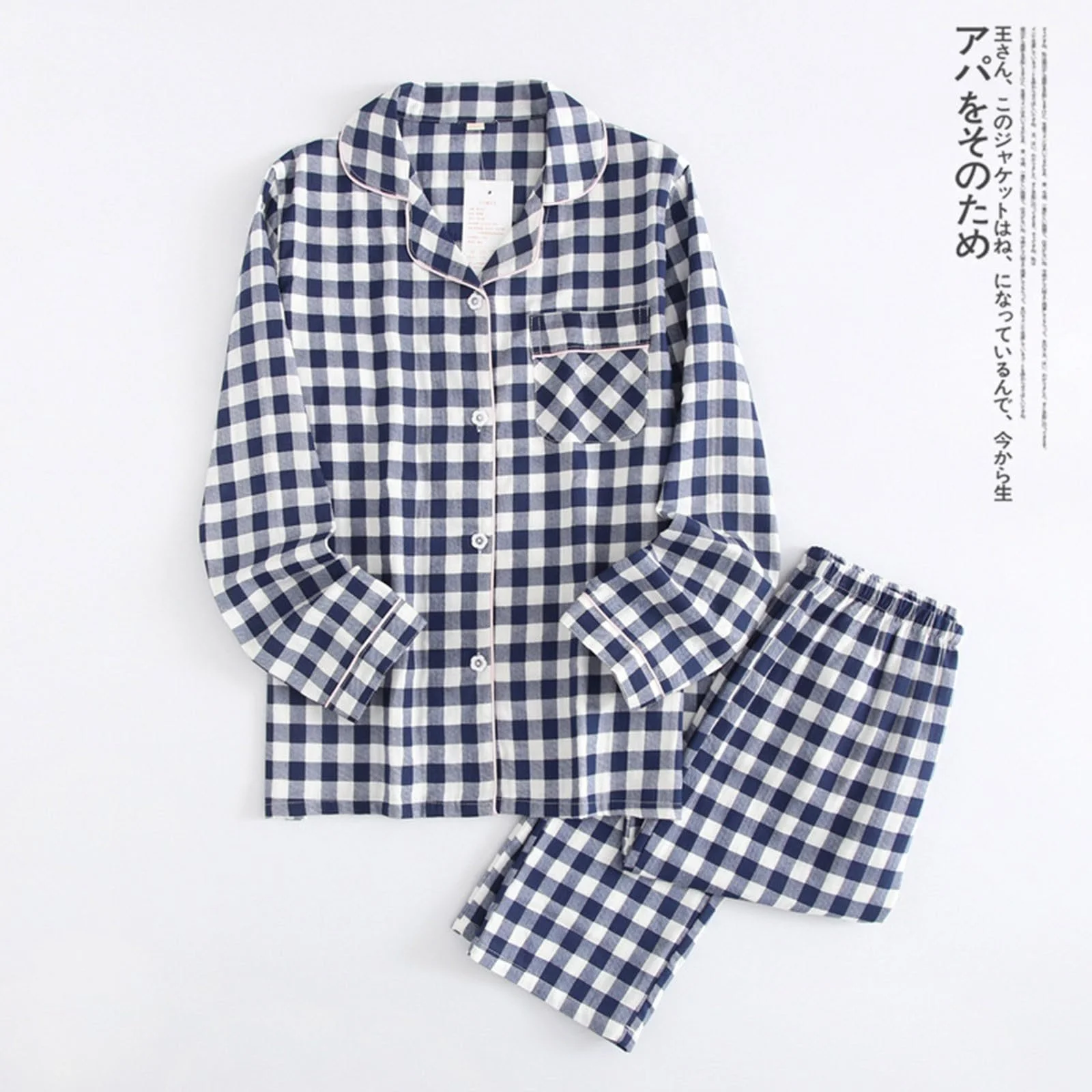 Комплект піжами для дітей, дівчаток, картата святкова, фото №2