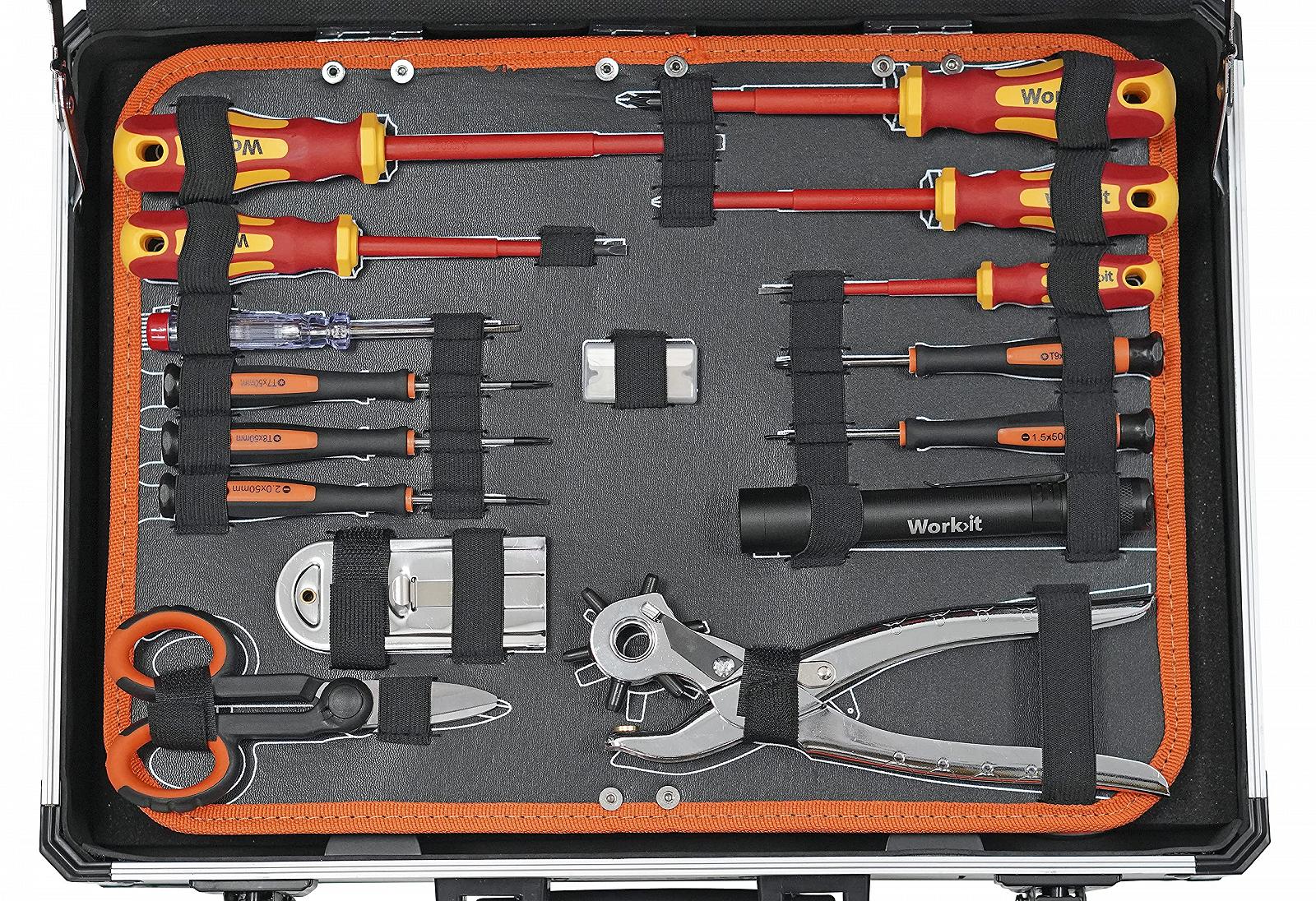 Набір HOME It 247 Piece DIY Tool Box Complete з прецизійними інструментами + алюмінієвий кейс, фото №7