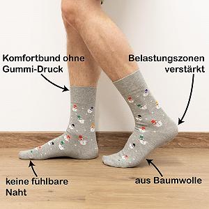 Новорічні шкарпетки 8 пар Бавовна synthetic.ua - Фото 1