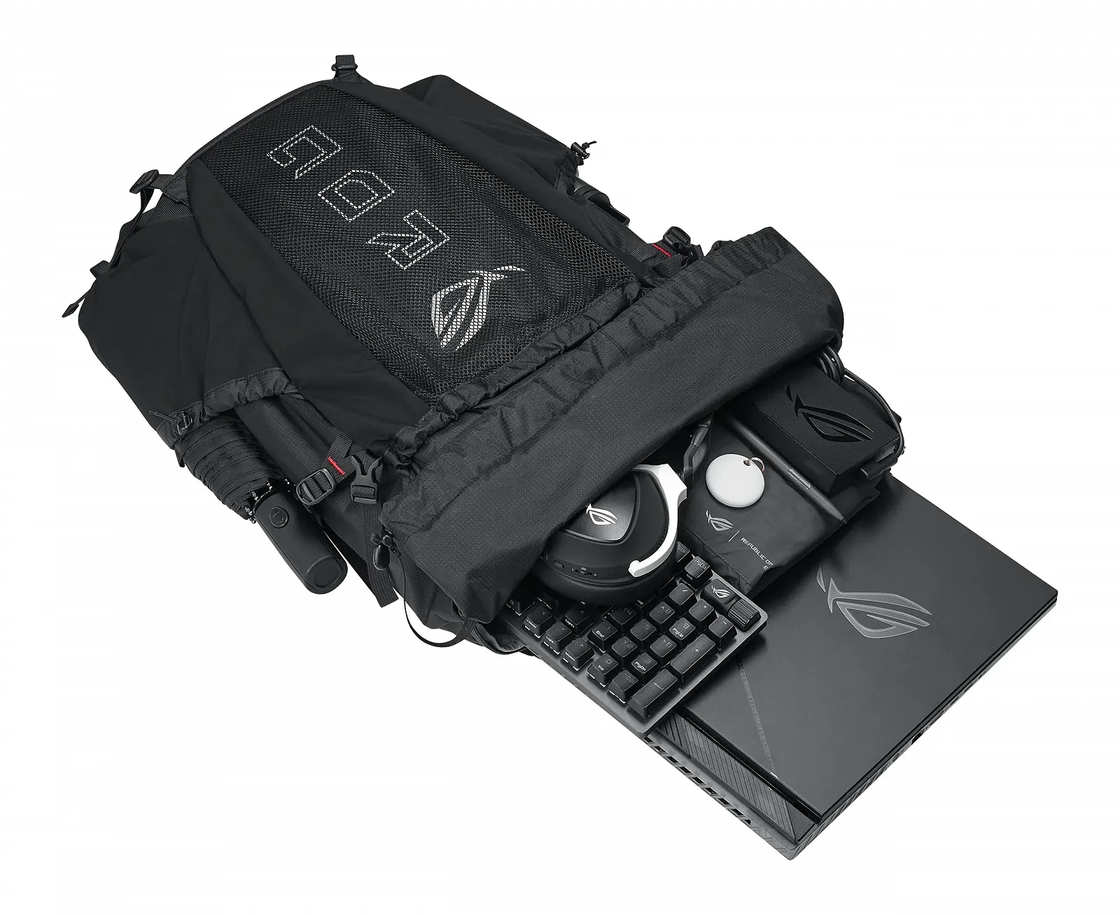 Рюкзак для ноутбука ASUS ROG Archer Ergo Air Gaming BP3800 18 дюймов 39 л Black, фото №9 Рюкзак для ноутбука ASUS ROG Archer Ergo Air Gaming BP3800 18 дюймов 39 л Black, фото №9
