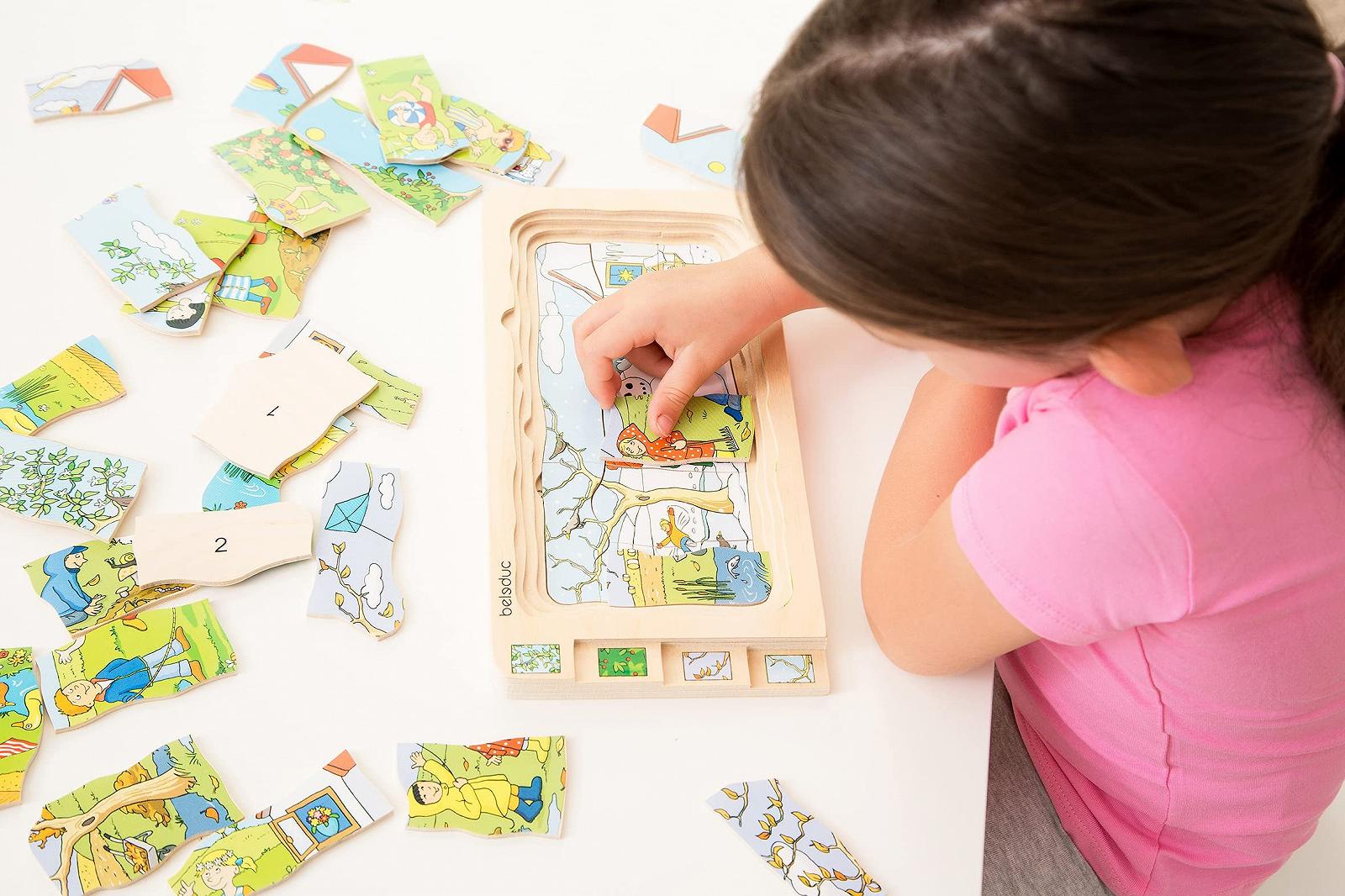 Многослойный пазл beleduc 4 Seasons 36 элементов, фото №4 Многослойный пазл beleduc 4 Seasons 36 элементов, фото №4