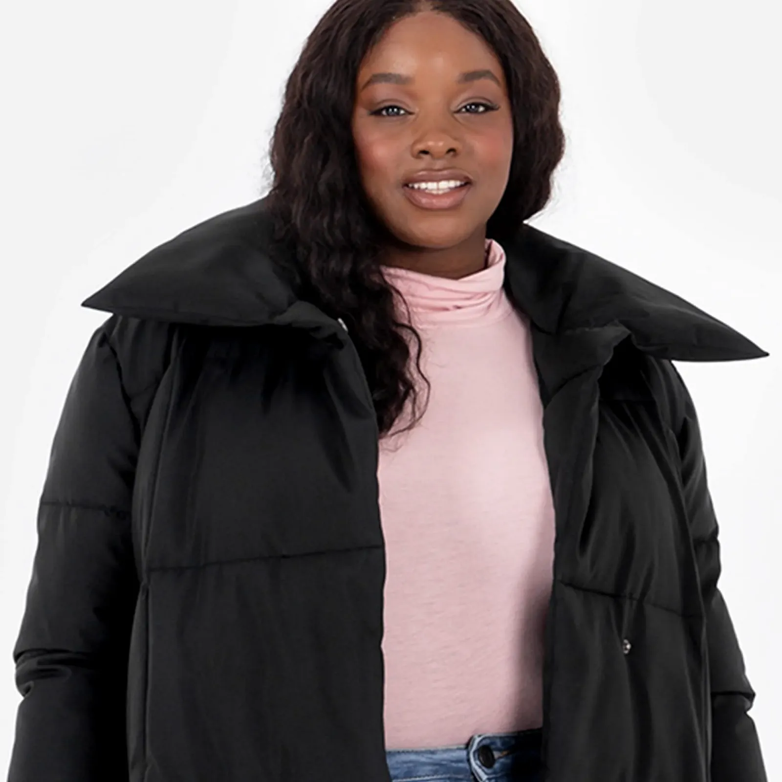 Жіноча Куртка Lovedrobe стьобана з поясом, фото №4 Жіноча Куртка Lovedrobe стьобана з поясом, фото №4