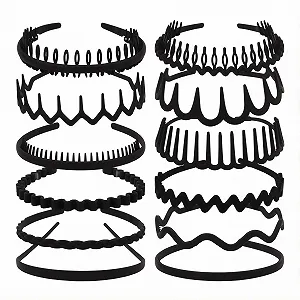 Обруч для волосся VelvetGlow Чорний - Фото 1