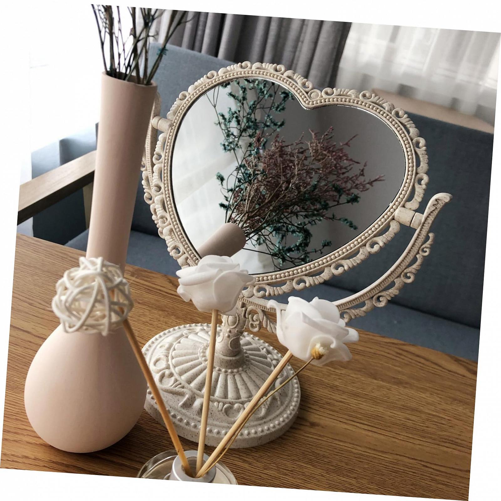 Попередній дзеркало POPETPOP 1stk ретро косметичний стіл в формі серця з пластику, фото №4