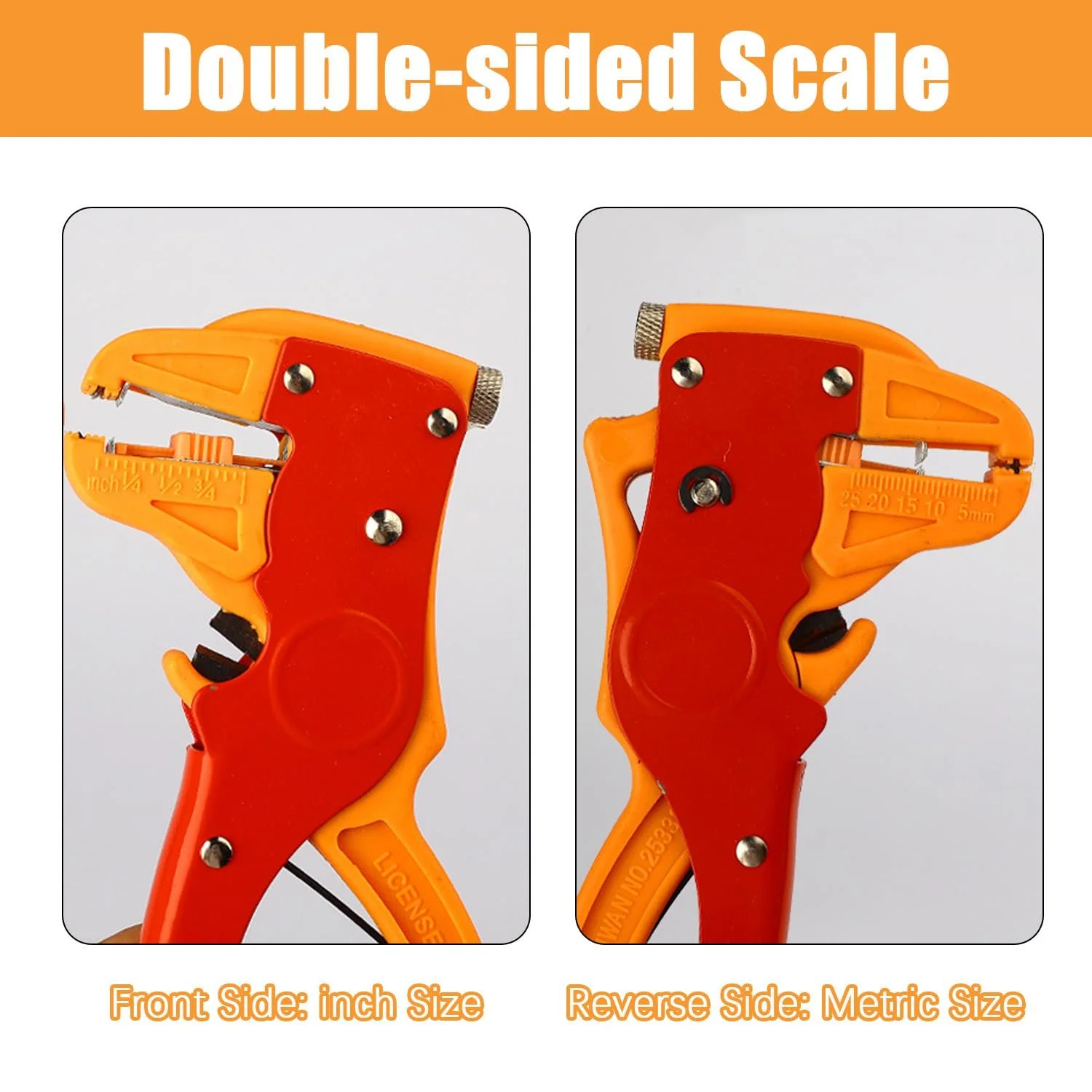 Стриппер для проводов электрический Quickwire регулируемый типа «клюв утки» для кабелей и обжима проводов, фото №3