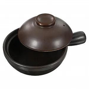 Кастрюля для запекания Toyvian керамическая с крышкой термостойкая - Фото 1