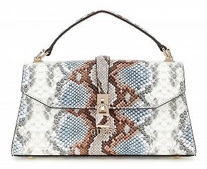 Сумка з верхньою ручкою GUESS Queensland Flap Misty Blue Multi - Фото 1