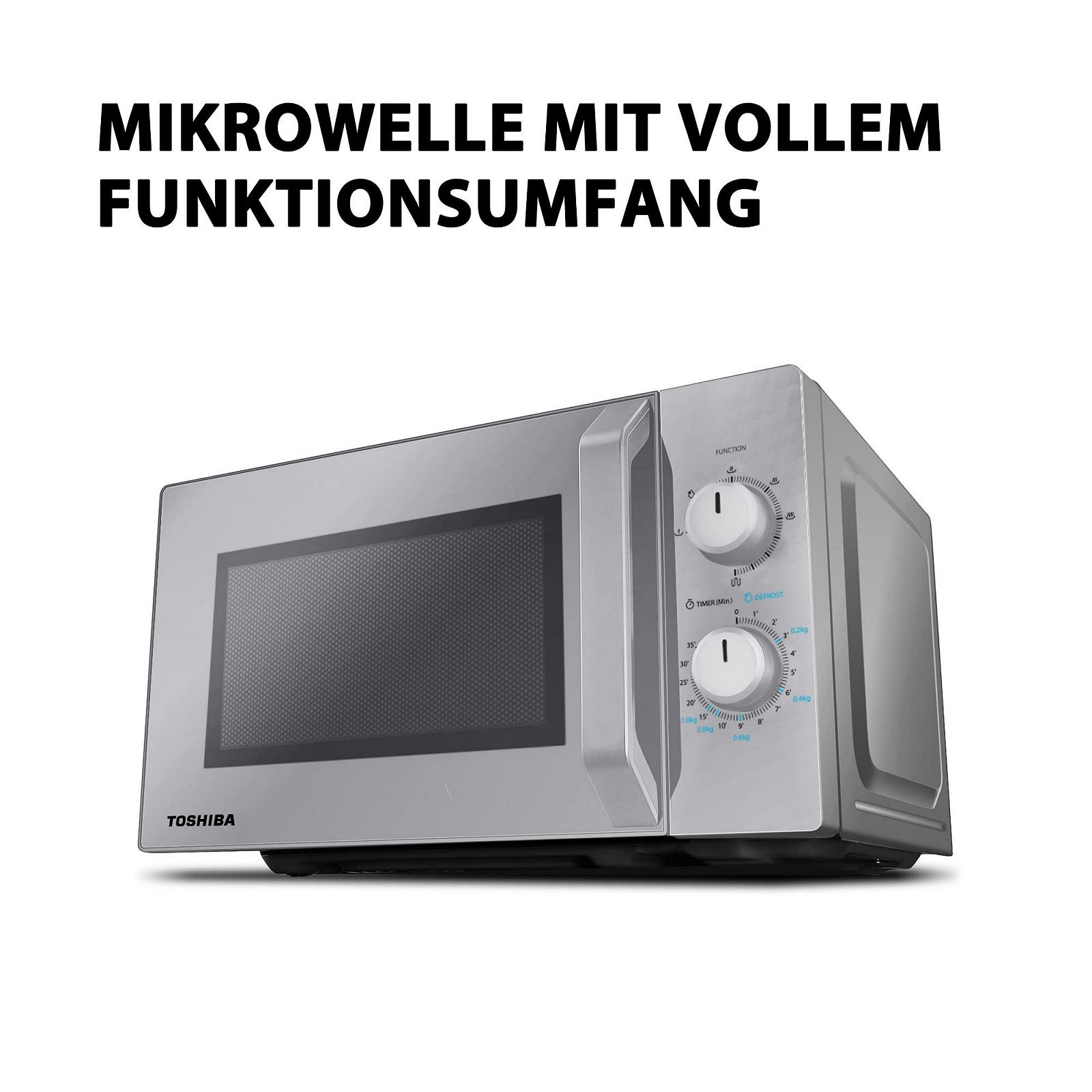 Соло-микроволновая печь Toshiba MW2-MM20PF(SL) 20 L 800 W 5 уровней Silver, фото №2