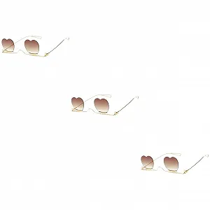 Купить Солнцезащитные очки PACKOVE Металл Сердце Кофе Ретро стиль - Фото 1 Солнцезащитные очки PACKOVE Металл Сердце Кофе Ретро стиль - Фото 1