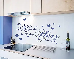 Наклейка на стіну timalo Кухня — серце дому 100 x 45 см Чорний 75004 synthetic.ua - Фото 1