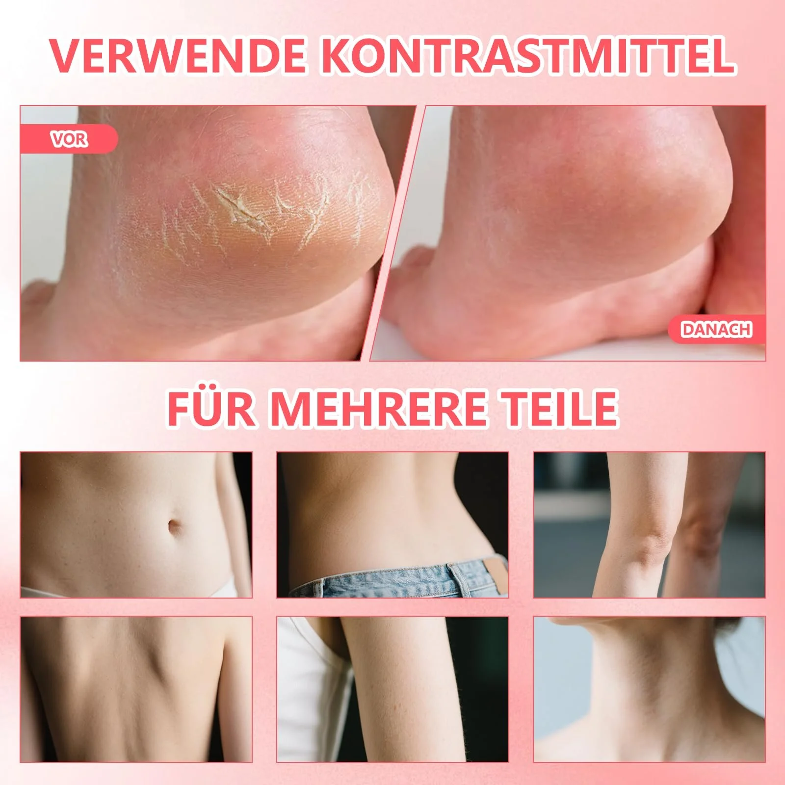 Набор увлажняющих кремов для ног (3 шт.) 40 г против трещин и мозолей с мочевиной, фото №6