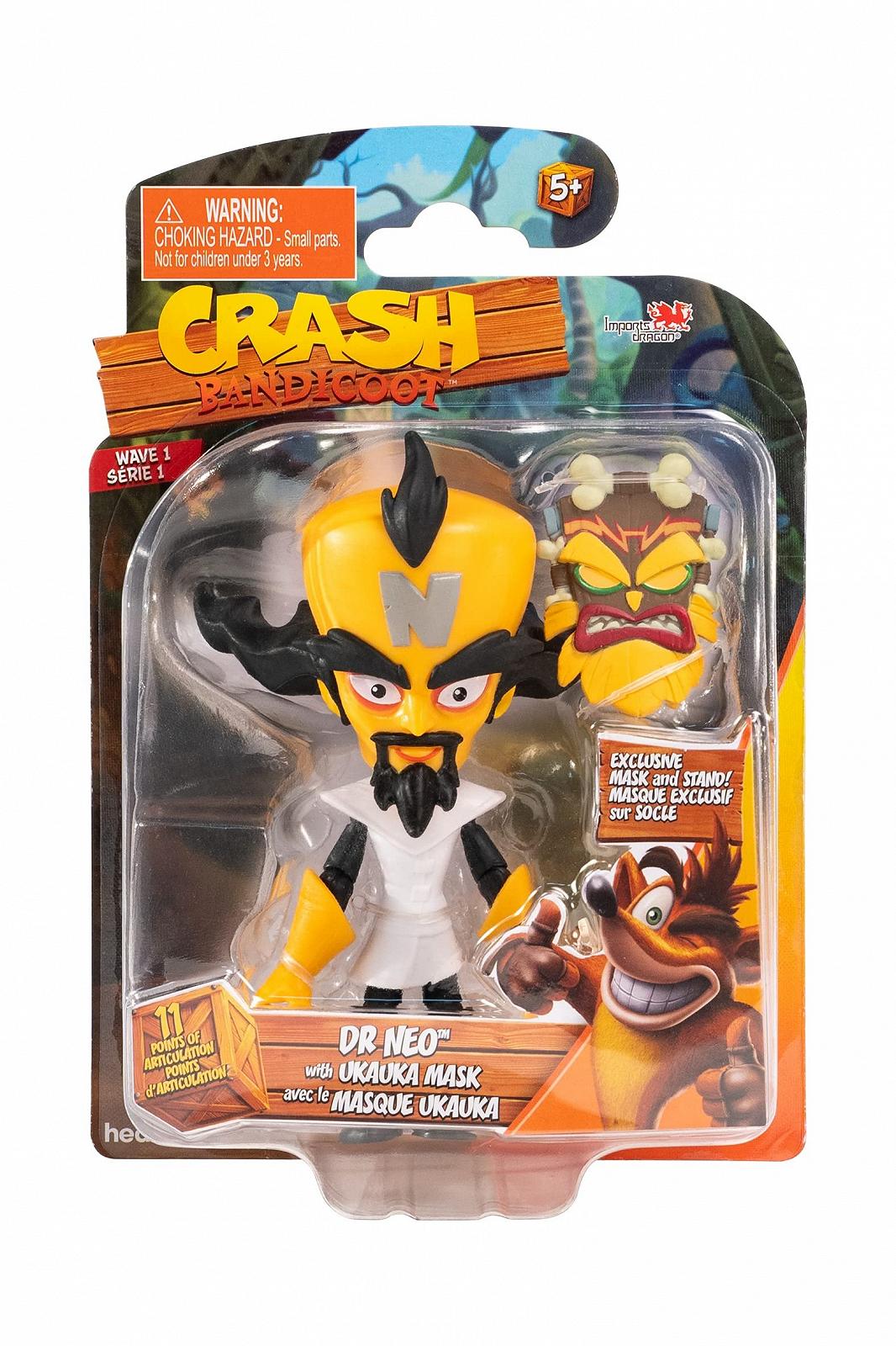 Фігурка Dr. Neo Cortex BANDAI Crash Bandicoot з маскою, 11 см, фото №2
