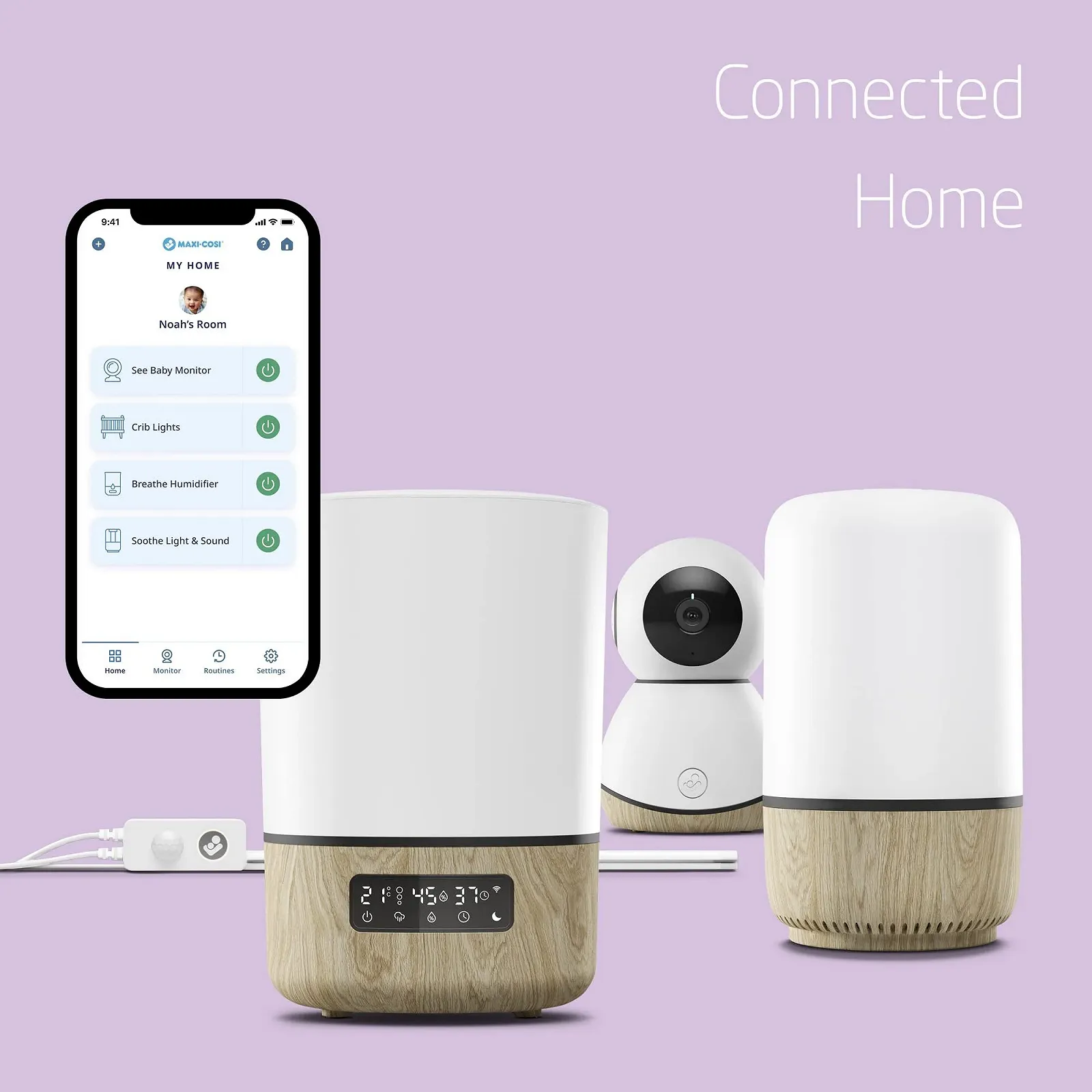 Відеоняня Maxi-Cosi See Connected Home 1080 px HD WiFi Audio Live Streaming Alexa Google Assistant, фото №7 Відеоняня Maxi-Cosi See Connected Home 1080 px HD WiFi Audio Live Streaming Alexa Google Assistant, фото №7