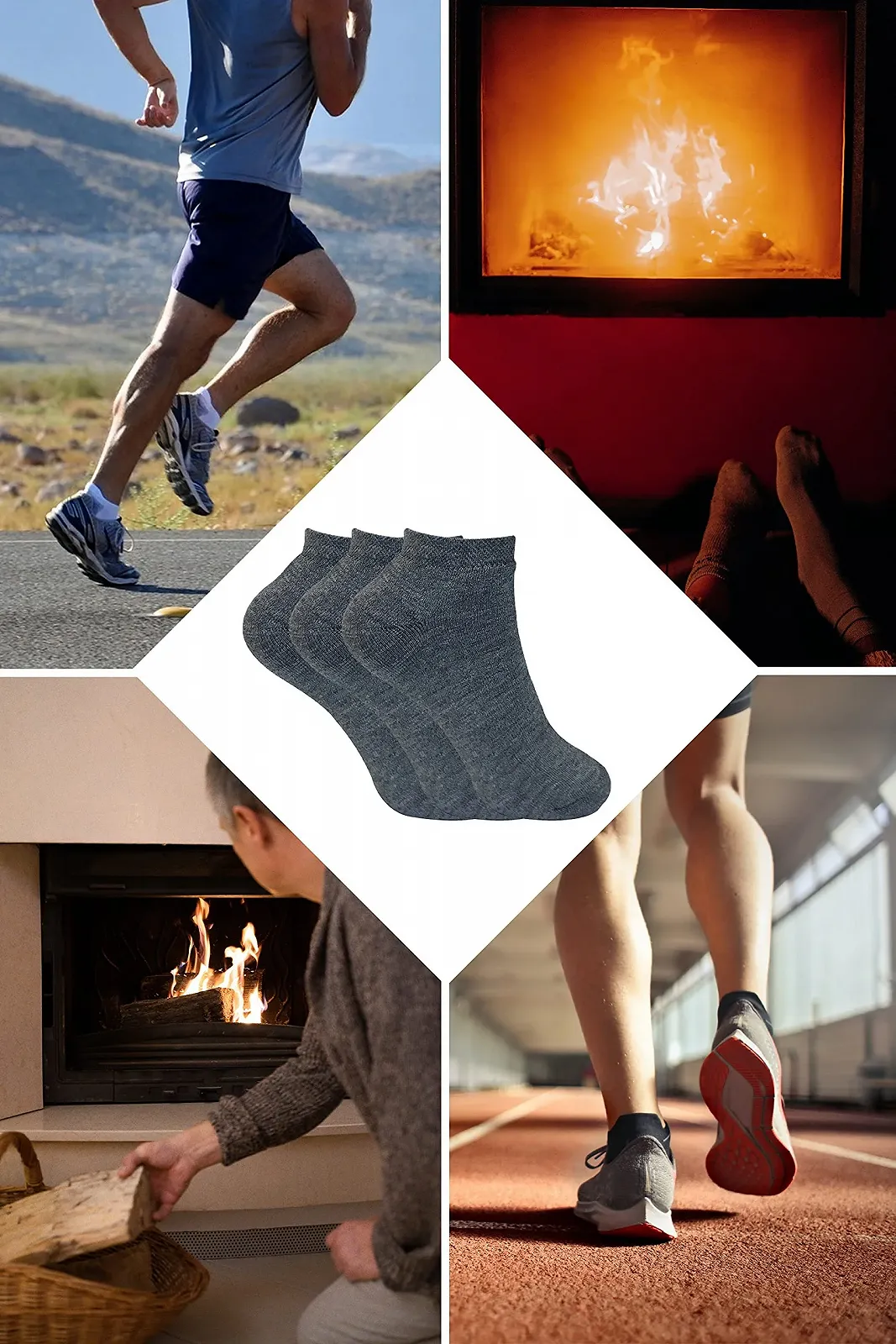 Короткі термошкарпетки Sock Snob, набір 12 пар, фото №7