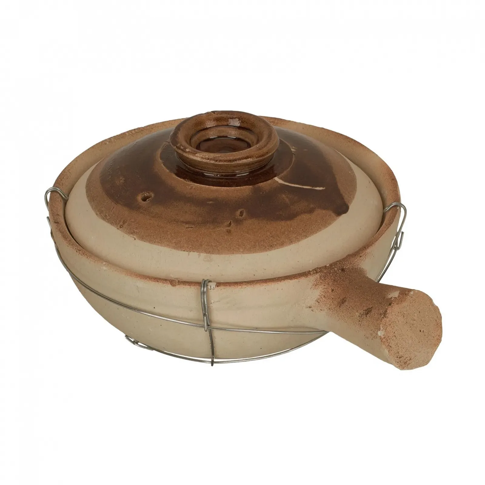 Ковш-сотейник керамічний термостійкий з антипригарним покриттям та ручкою, фото №1