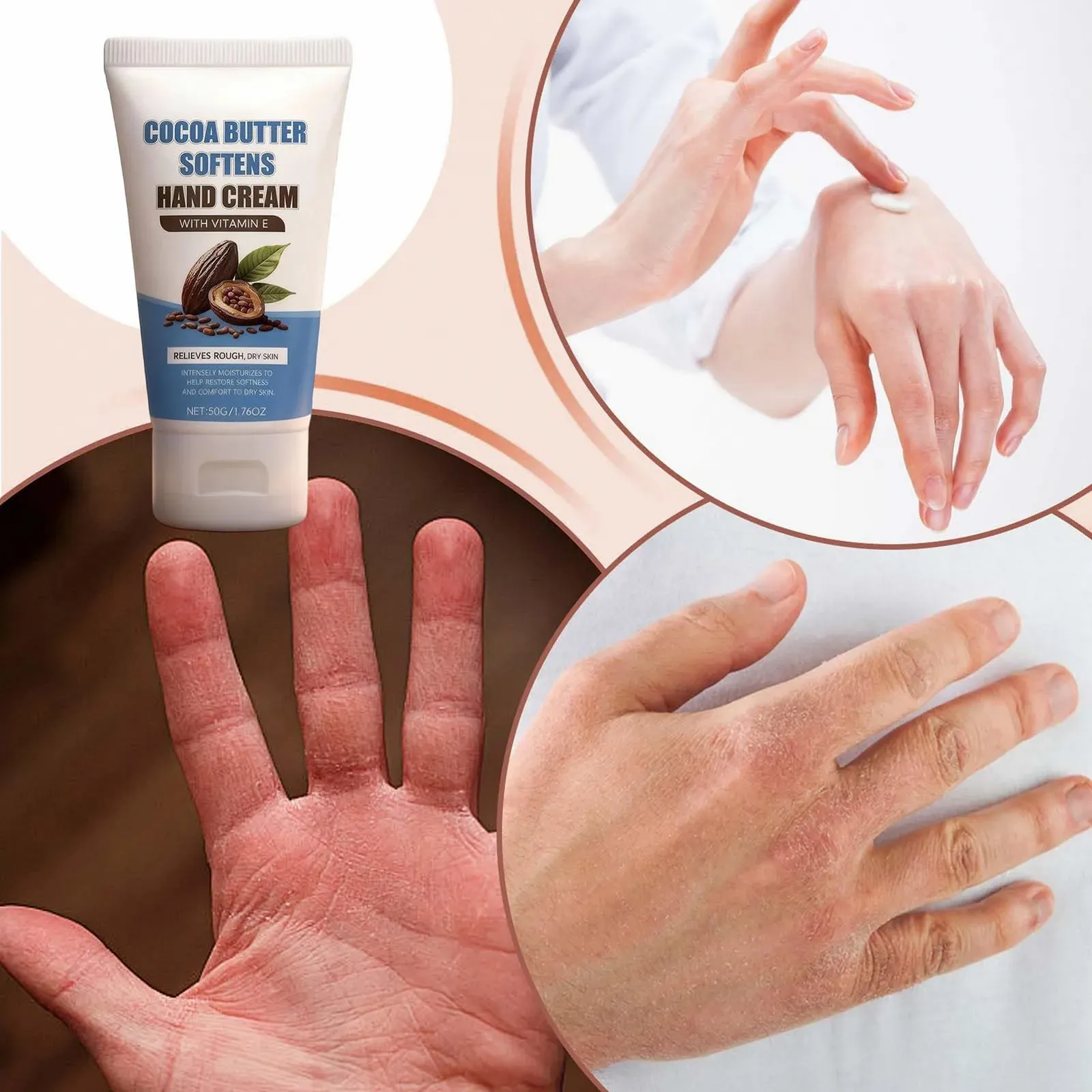 Крем для рук дорожній розмір 50 г Інтенсивний бальзам зі швидким поглинанням - відновлюючий догляд за шкірою, фото №4 Крем для рук дорожній розмір 50 г Інтенсивний бальзам зі швидким поглинанням - відновлюючий догляд за шкірою, фото №4