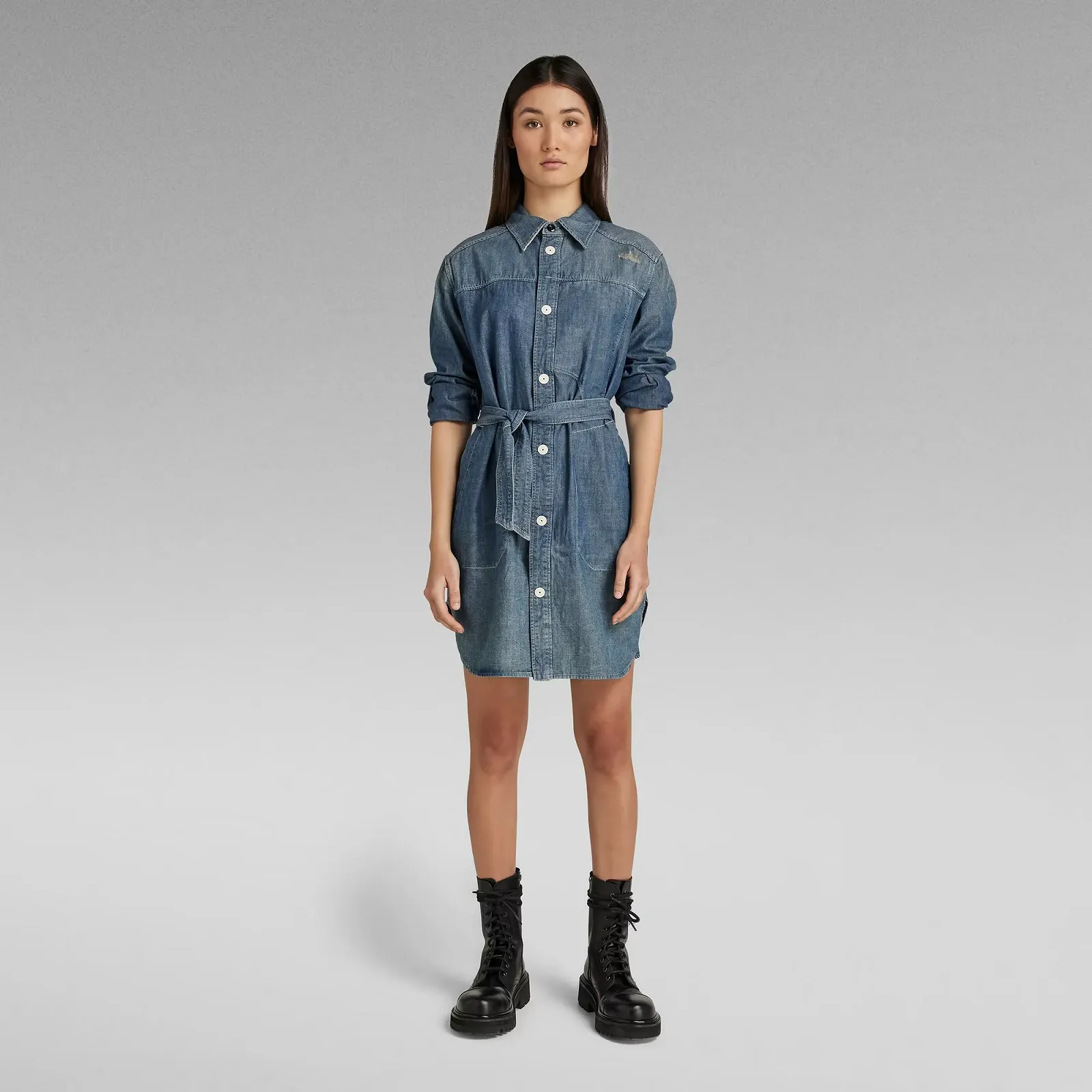 Женская рубашка G-Star RAW Long Millery Overshirt - L, фото №5