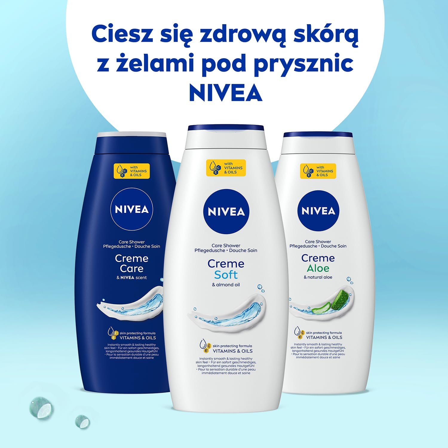 Крем-гель для душа NIVEA Cream Soft 750 мл, фото №7