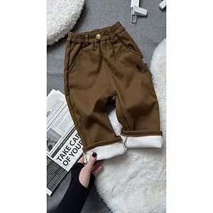 Утеплені штани для хлопчика від 90 до 130 см на плюші synthetic.ua - Фото 1