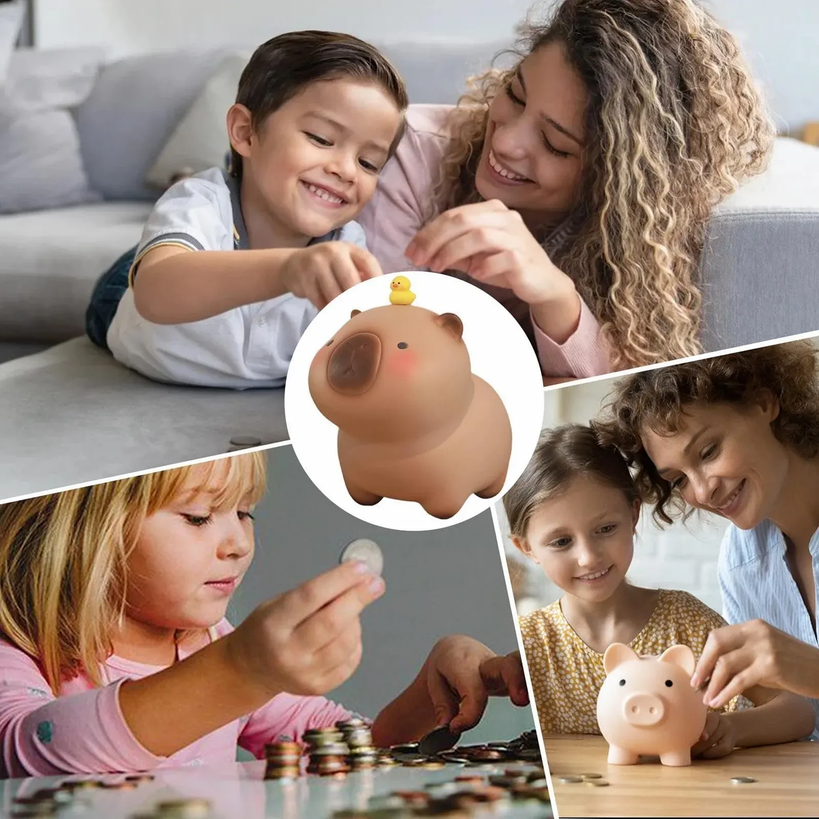 Скарбничка Capybara мультяшна ПВХ, фото №4