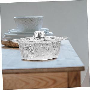Форма из фольги YARNOW для выпечки, жарки, одноразовая, 1800 мл, 25.00 x 16.50 x 9.50 см, 10 штук synthetic.ua - Фото 1