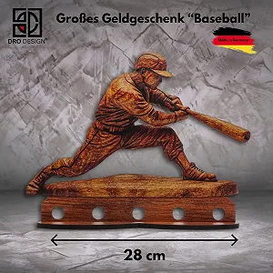 Креативный денежный подарок DRO Design Деревянный вид Бейсбольный мотив Украшение цена на synthetic.ua - Фото 1 Креативный денежный подарок DRO Design Деревянный вид Бейсбольный мотив Украшение synthetic.ua - Фото 1