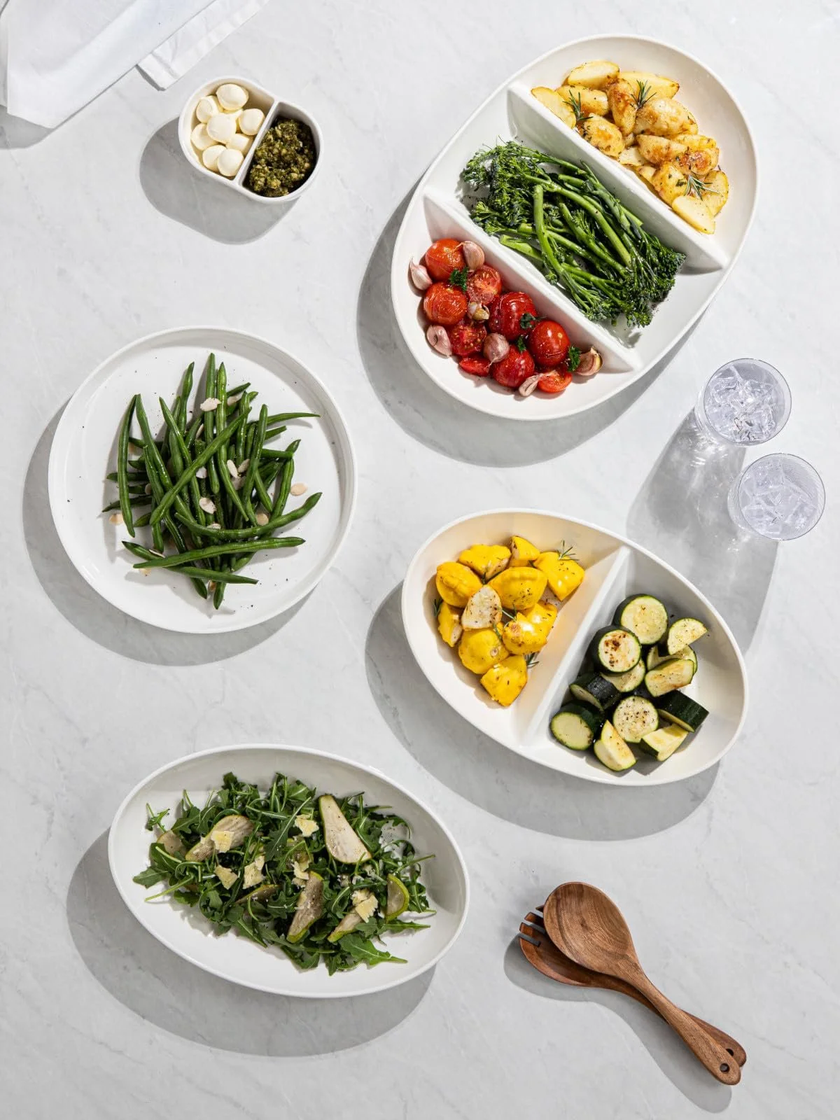 Миска Ladelle Alto Serve & Share 2 шт, белая, фото №2