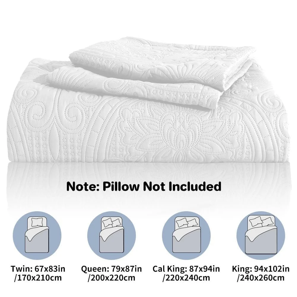 Покривало DUJUIKE Лист Захист Покривало 240 x 260 см Білий, фото №6