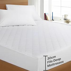 Наматрасник Opulent Living 100% Waterproof стеганый, очень глубокий (30 см), дышащий, гипоаллергенный, устойчивый к пылевым клещам, суперабсорбирующий, с слоем TPU King (152x200) synthetic.ua - Фото 1