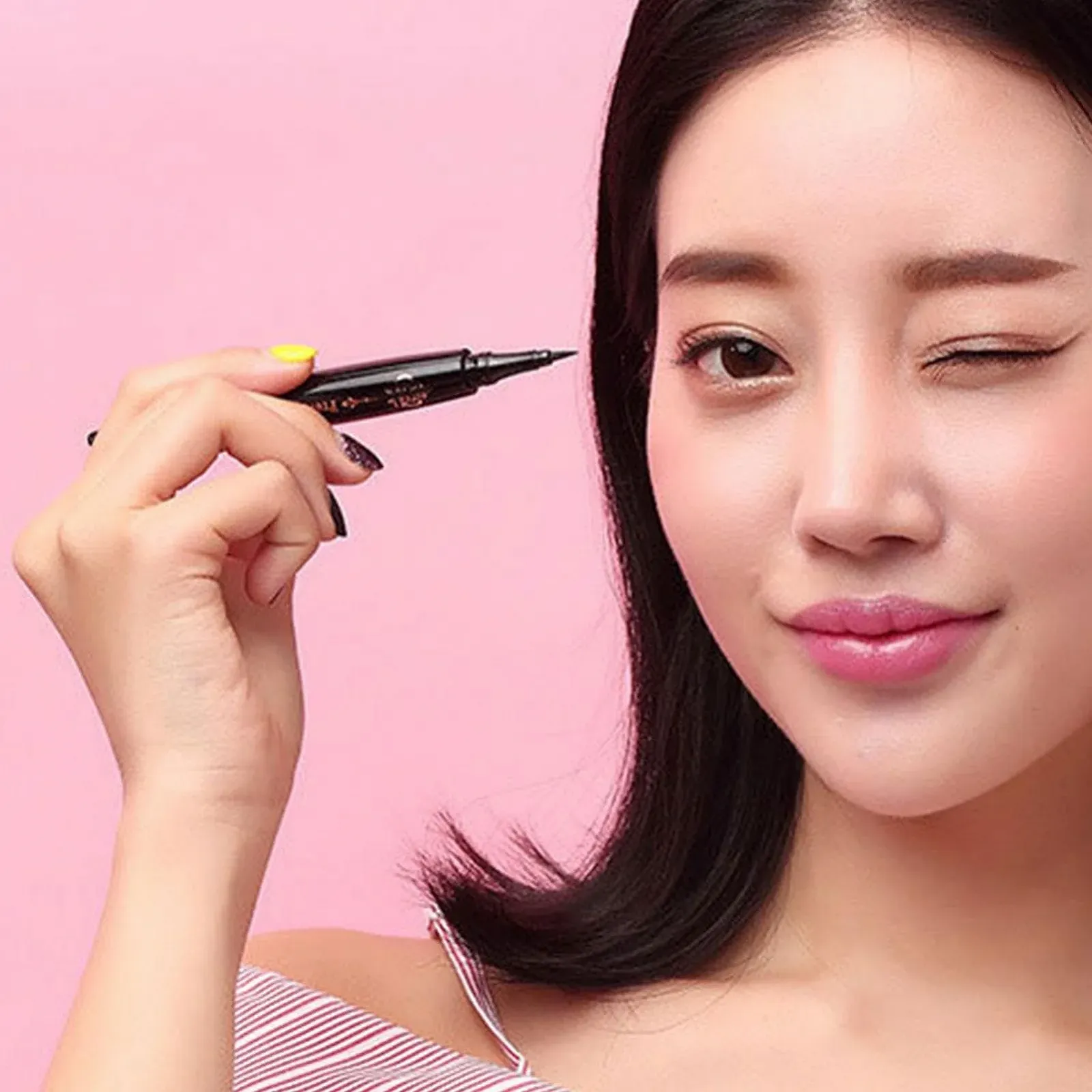 Подводка Anloximt Edge Brush Liner, черная, фото №7