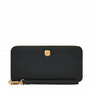 Гаманець Жіночий Fossil Lennox Zip Continental Чорний - Фото 1