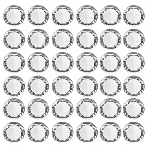 Стразы Акриловые NUOBESTY 12 мм Прозрачный, 500 шт - Фото 1