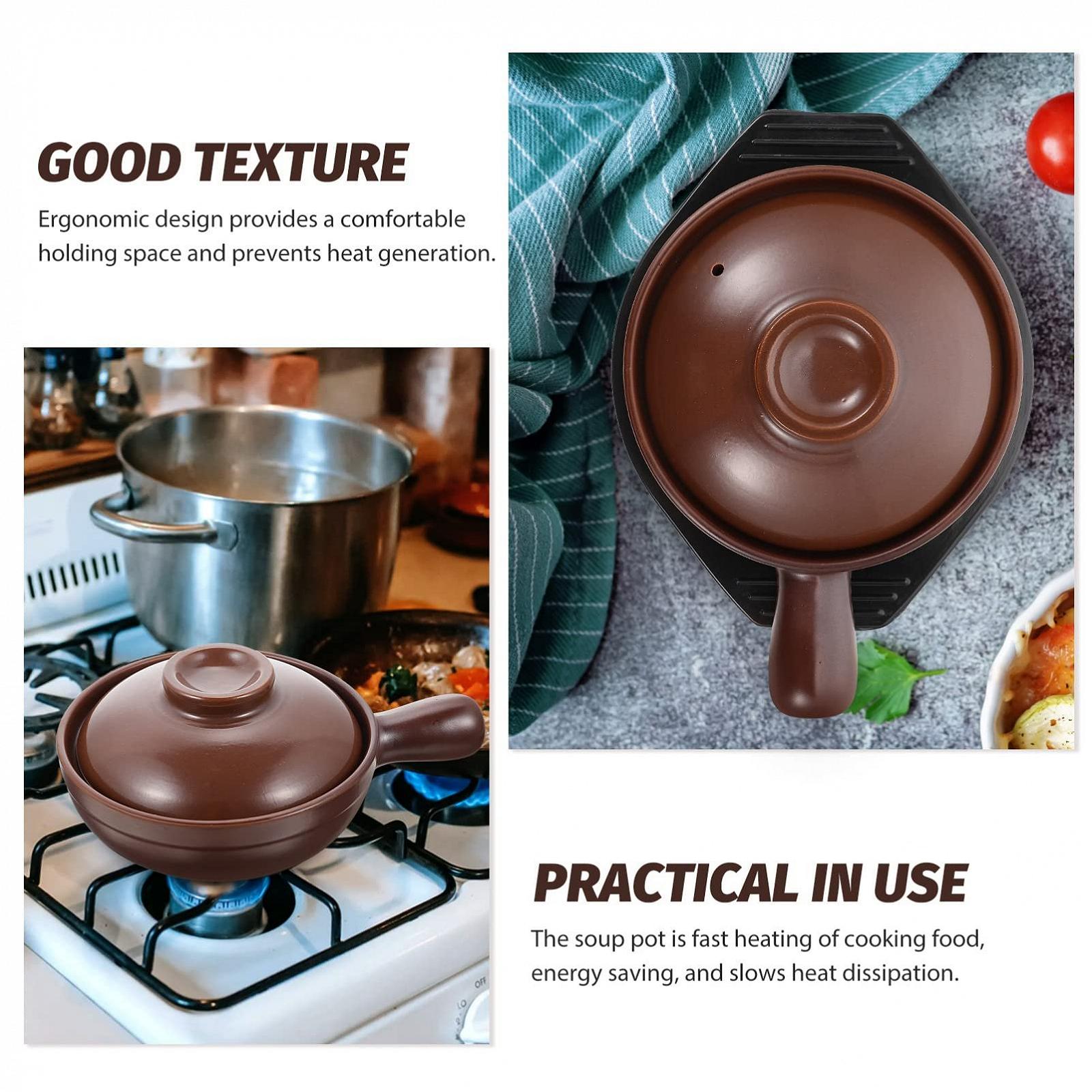 Ківш керамічний Gatuida для супу термостійкий енергоощадний з ручками, фото №6