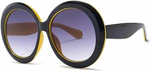Сонцезахисні окуляри Yeooa Жіночі Модні Великі Круглі Градієнтні Колір 3 - Фото 1