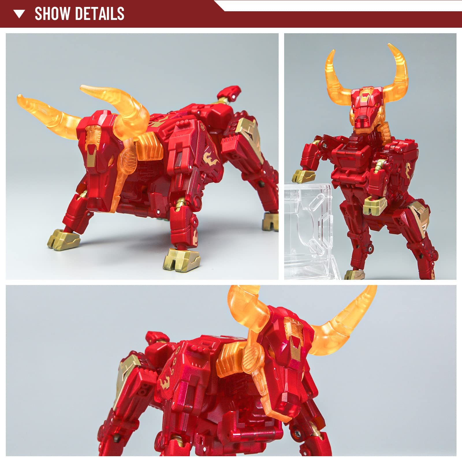 Фігурка-трансформер 52TOYS Beastbox Blazingspear Series, дитяча, різнокольорова, фото №4